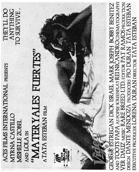 bobby benitez scandal|Materyales fuertes (1986) .